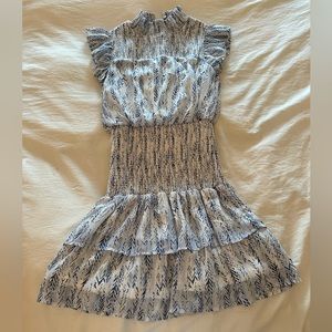 AQUA Blue Patterned Dress